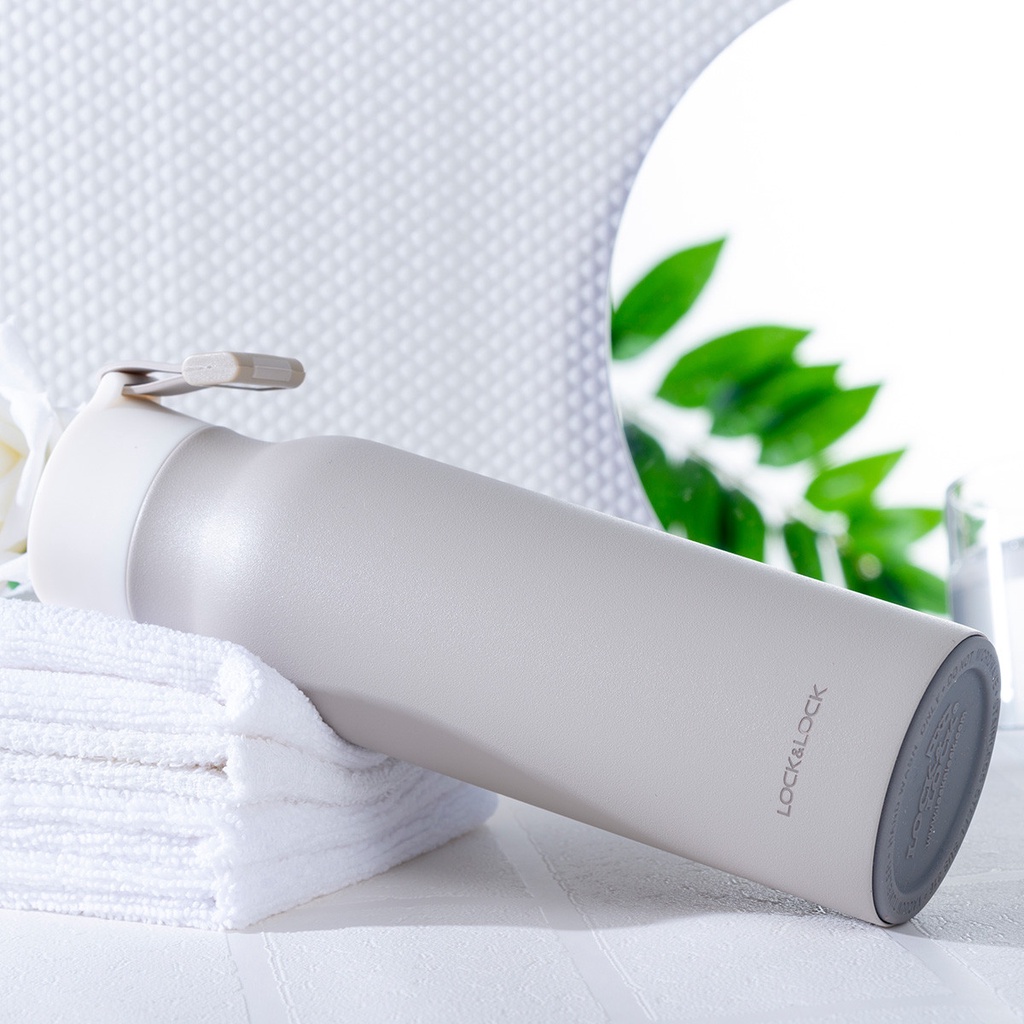 Bình giữ nhiệt Lock&Lock Name Tumbler LHC4125GRY 500ml - Màu xám