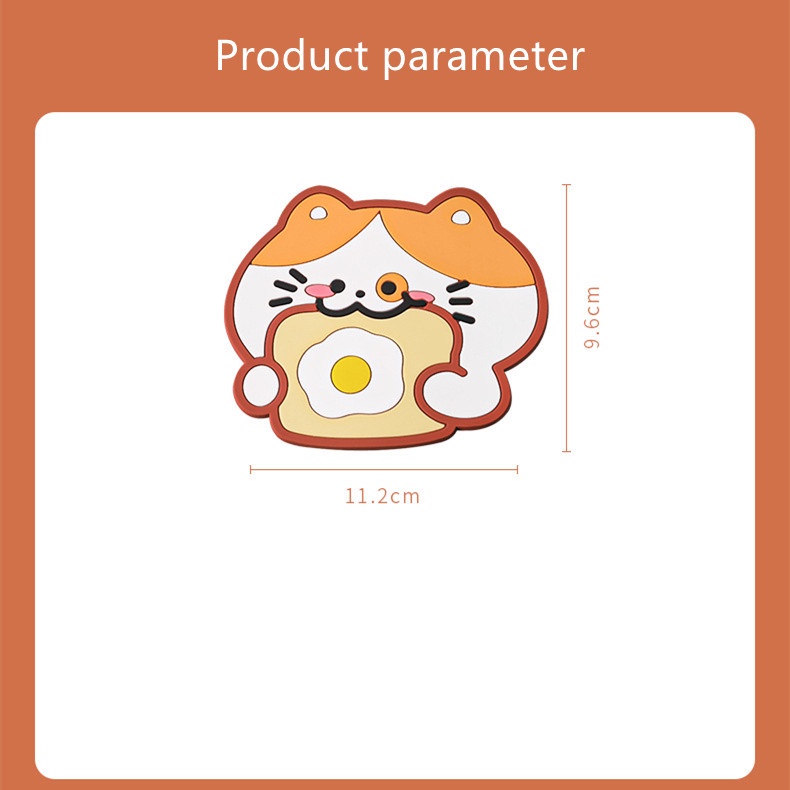 Thảm Lót Bàn Ăn Bằng PVC Hình Tàu Lửa Hoạt Hình Dễ Thương