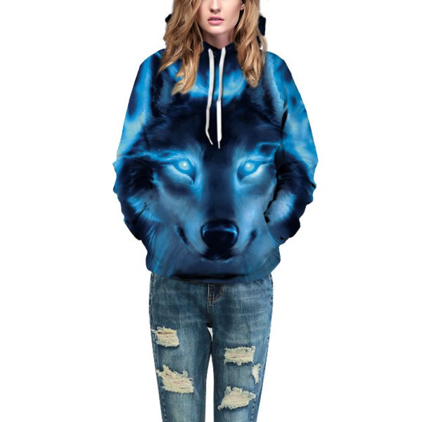 Áo hoodie in hình sói 3D cá tính cho nam nữ | BigBuy360 - bigbuy360.vn