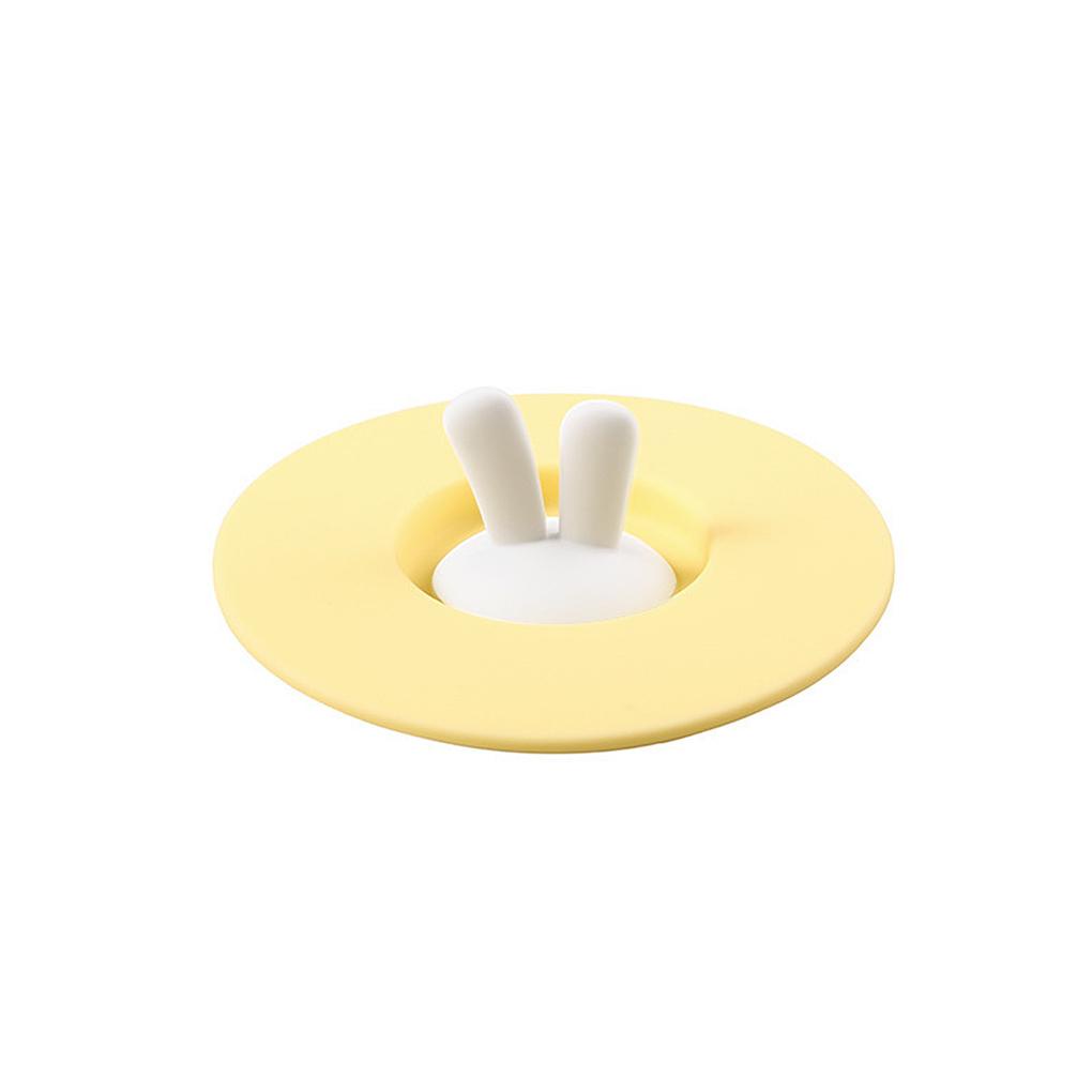 Nắp Đậy Cốc Nước Bằng Silicon Chống Bụi Bẩn Họa Tiết Hoạt Hình Dễ Thương