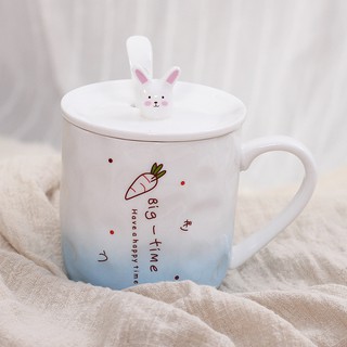 Cốc Gốm Sứ, Cốc Pha Cà Phê Hình Thỏ Big Time 400ml