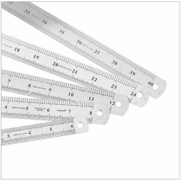 Thước đo, thước Kẻ thép không rỉ nhiều size