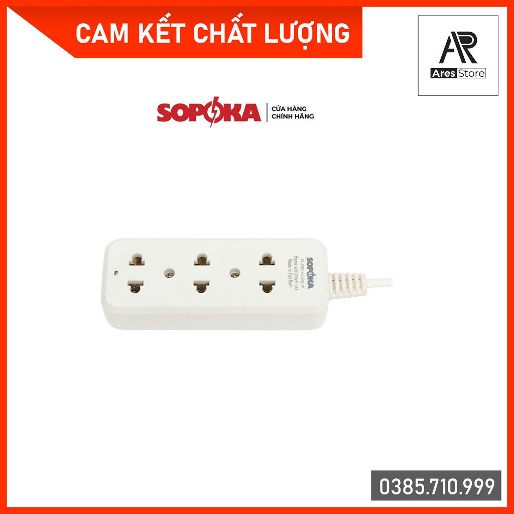 Ổ cắm dây chịu tải cao chống cháy 1200W (sopoka)