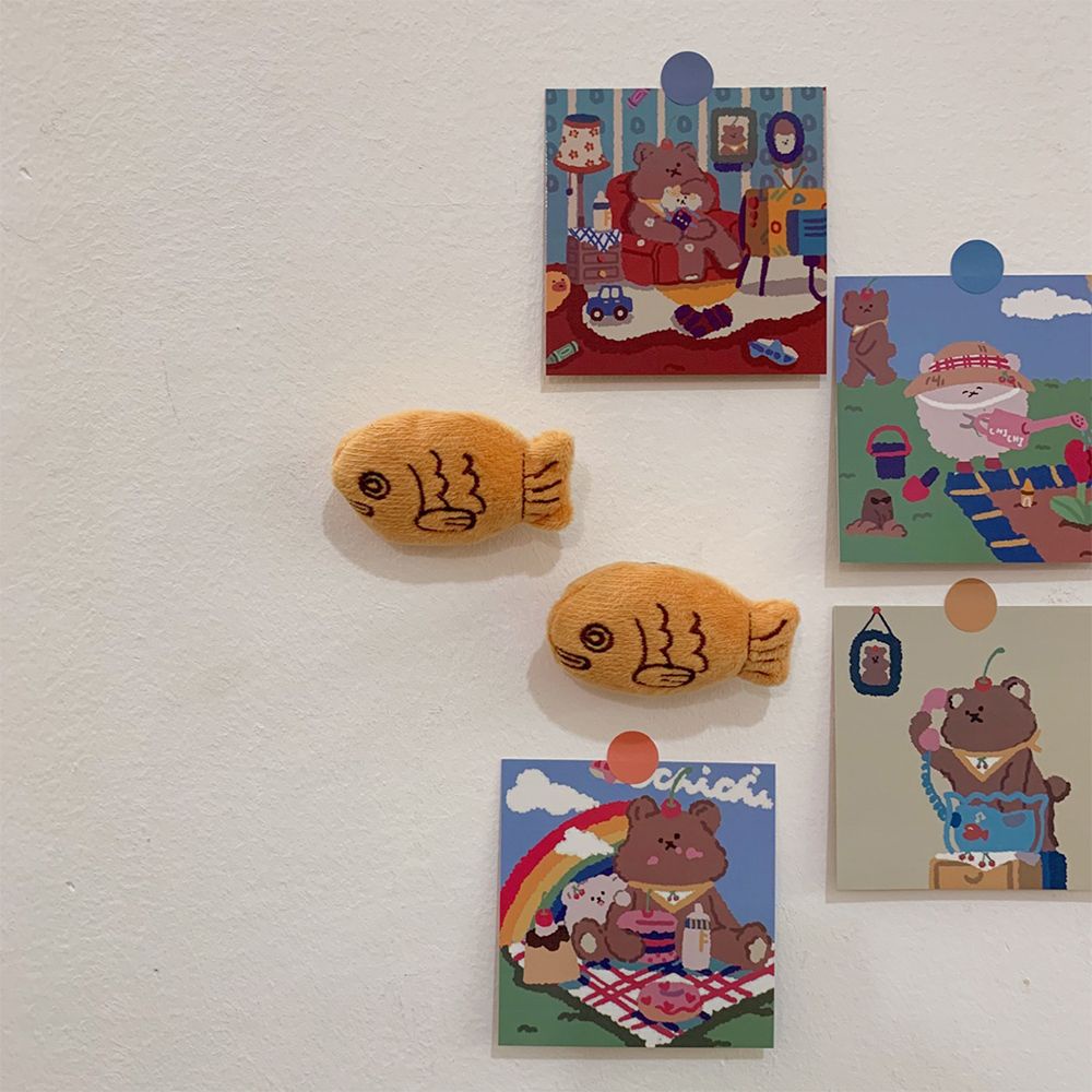 Ghim cài áo ba lô thiết kế hình con cá nhỏ đáng yêu thời trang