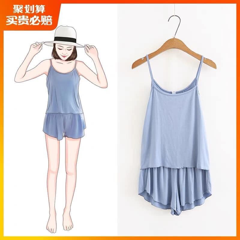 [Mã FAMAYWA giảm 10K đơn 50K] bộ ngủ cotton 2 dây quảng châu | BigBuy360 - bigbuy360.vn