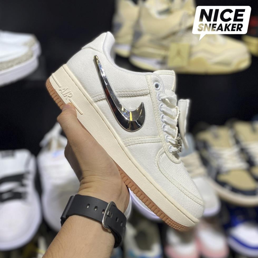 Giày sneaker | Air force 1 | Af1 Travis Scott Sail | Bản 1:1 . !