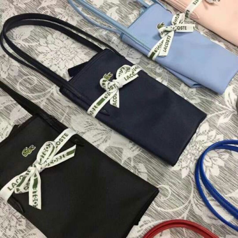 💥 [HÀNG CHUẨN] Túi Lacoste tote đựng vừa a4 cao cấp/ Túi xách nữ kẹp nách công sở / Túi cá sấu