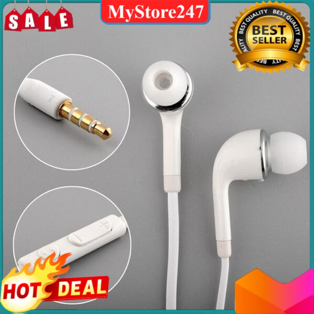 Tai Nghe Samsung Galasy J5, J7 Dùng cho tất cả các máy jack tròn 35, âm bass mạnh mẽ (trắng), tai nghe dây có mic | BigBuy360 - bigbuy360.vn