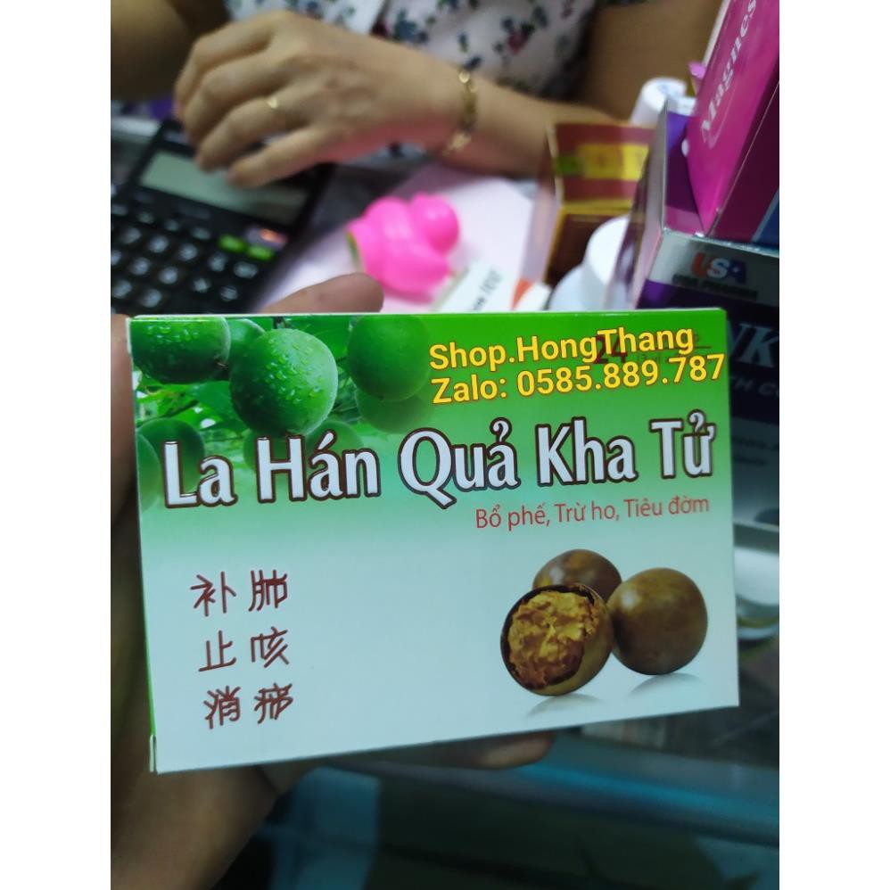 [Cam Kết Hàng Chính Hãng] - La Hán Quả Kha Tử bổ phế ,trừ ho, tiêu đờm - [Quầy Thuốc Bảo Lâm]