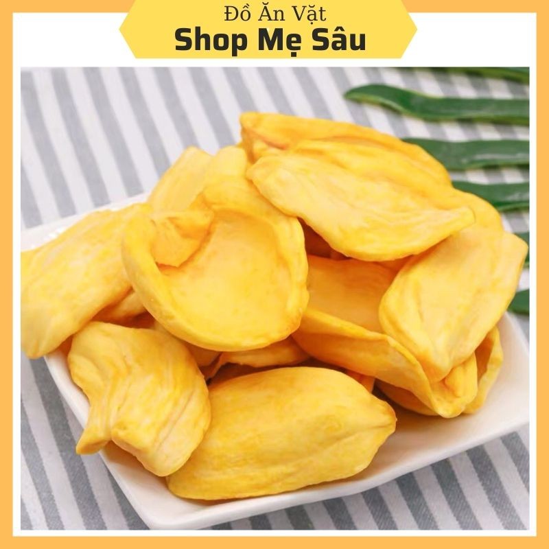 500g Mít Sấy Nguyên 💖 FREESHIP 💖 Mít Sấy Mộc Nguyên Cánh Hàng Xuất Khẩu, Trái Cây Sấy Giòn Ngon Date Mới