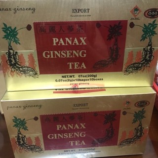 Trà Sâm Panax Gingseng tear hộp 100 gói