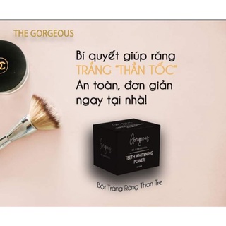 bột trắng răng than tre+ quà
