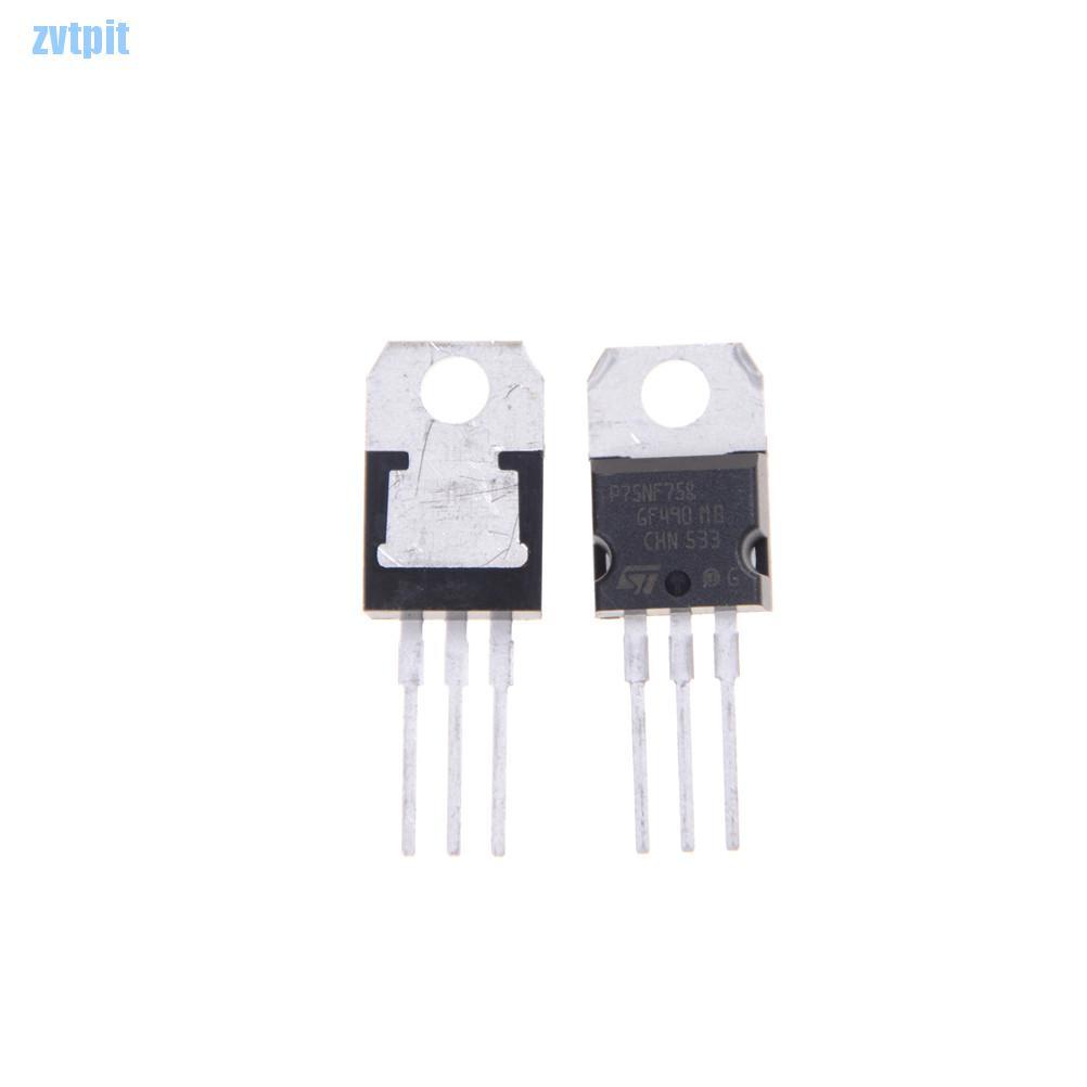 Bộ 10 Linh Kiện Bán Dẫn P75Nf75 P75N75 Stp75Nf75 To-220