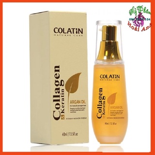 Tinh dầu dưỡng bóng tóc colatin collagen keratin argan oil serum 40ml