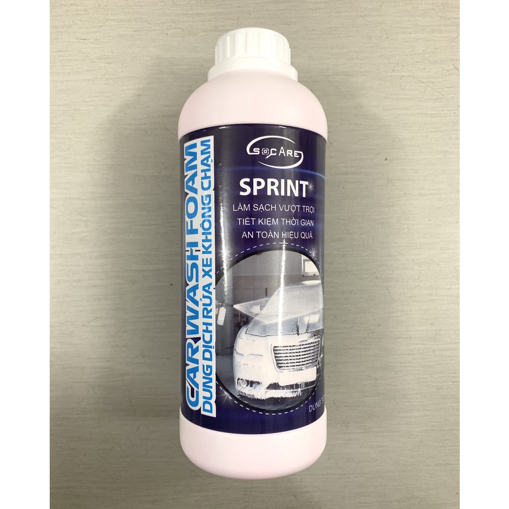 NƯỚC RỬA XE KHÔNG CHẠM SOCARE CAN 1L, 5L