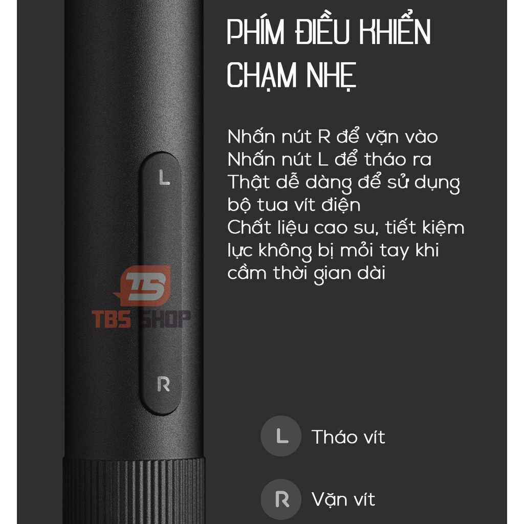 Bộ tua vít Xiaomi Mijia Wiha điện đa năng 24 đầu vít chi tiết