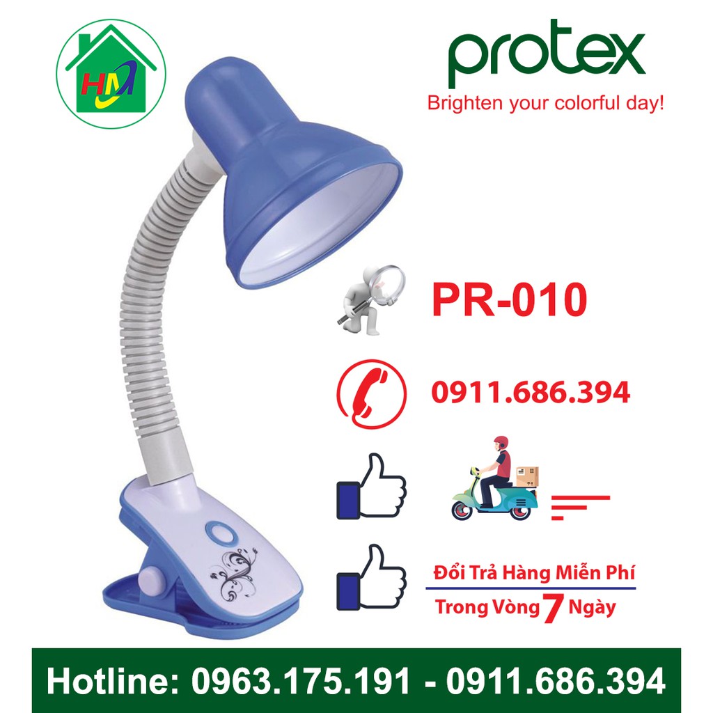 Đèn Học Chân Kẹp Bàn Protex PR-010