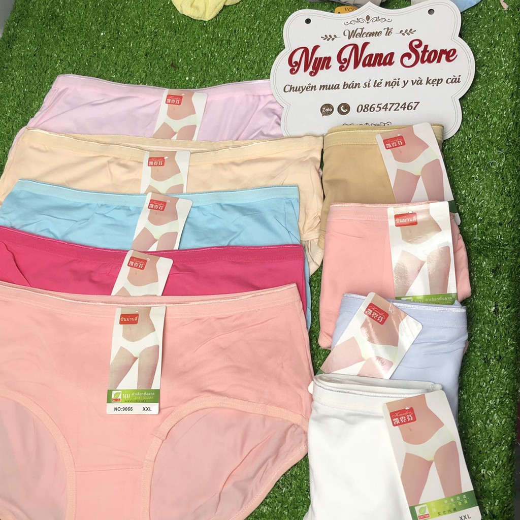 Quần lót nữ Cotton form siêu đại 60&gt;85kg (QNR4) [Rẻ vô địch [Chính hãng