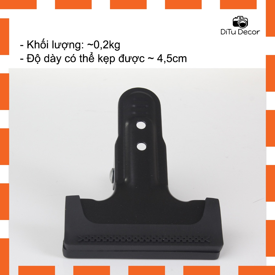 Kẹp treo phông ( hàng loại 1), kẹp sắt cố định treo vải, giấy pvc set up studio - DiTu Decor