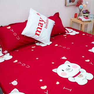 Bộ ga giường bọc nệm May Bedding ra trải giường May bedding m6 hoặc m8 kèm 2 vỏ áo gối poly cotton
