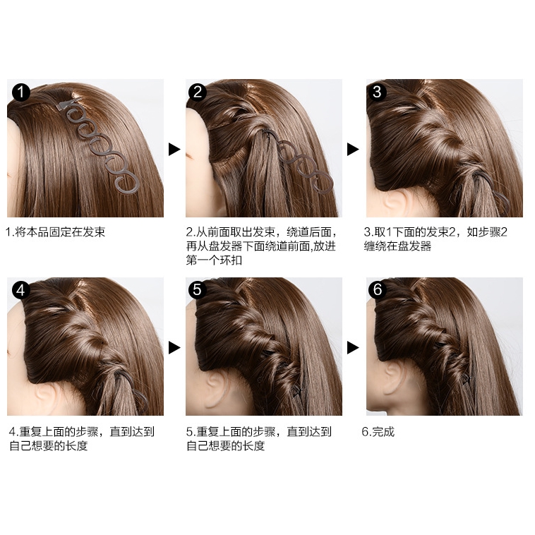 Dụng cụ búi tóc tròn phong cách Hàn Quốc thời trang cho nữ