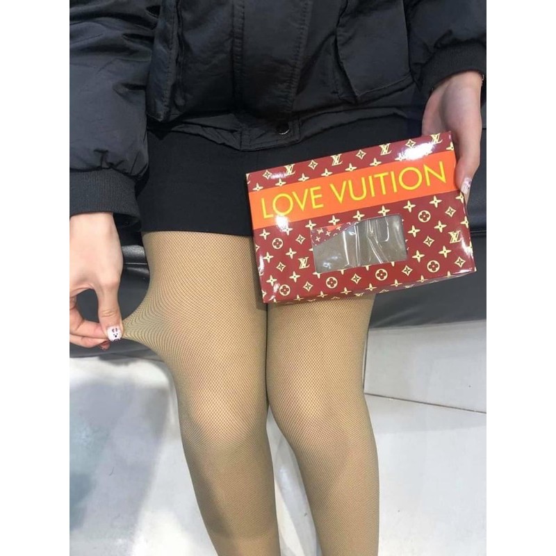 QUẦN TẤT LƯỚI 3D LOVE VUITION