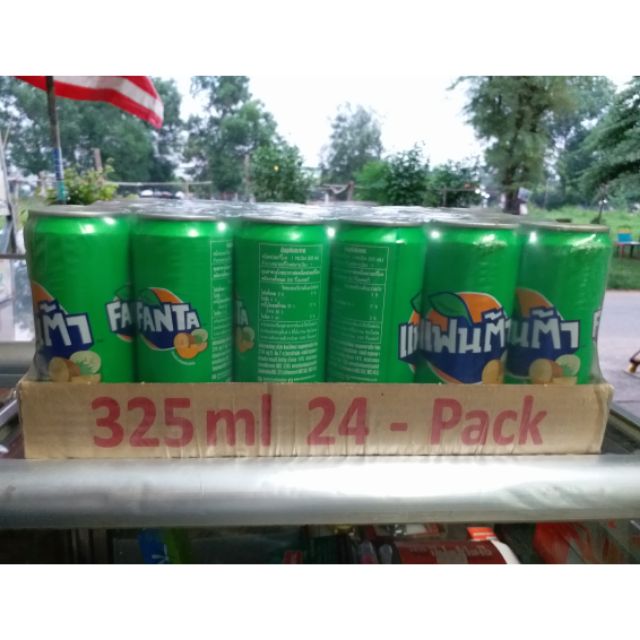 Fanta Thái lan vị bạc hà thùng 24 lon