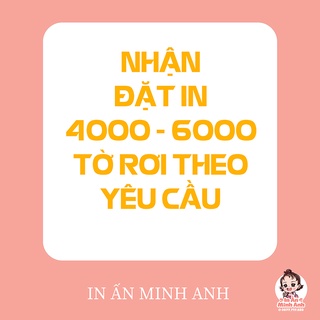Tờ rơi in theo yêu cầu, kích thước a5, số lượng 4000,6000 tờ