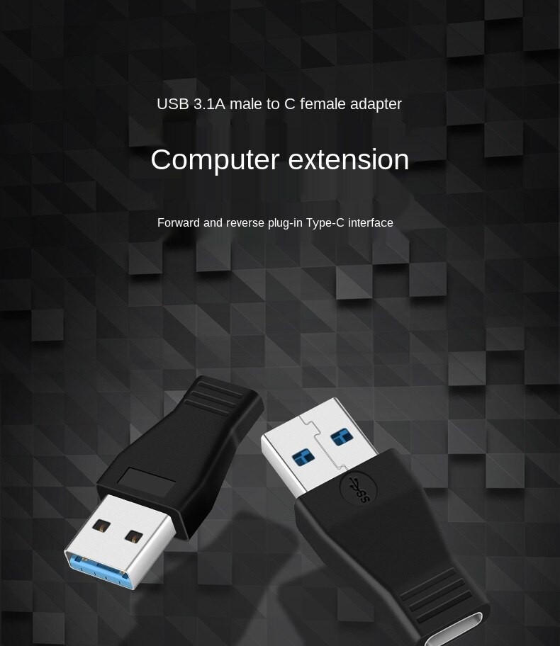 【HDMI】type- C Female to USB Public Connector Charging Test 3.1USB-C Mother Receive Hard Disk USB 3.0