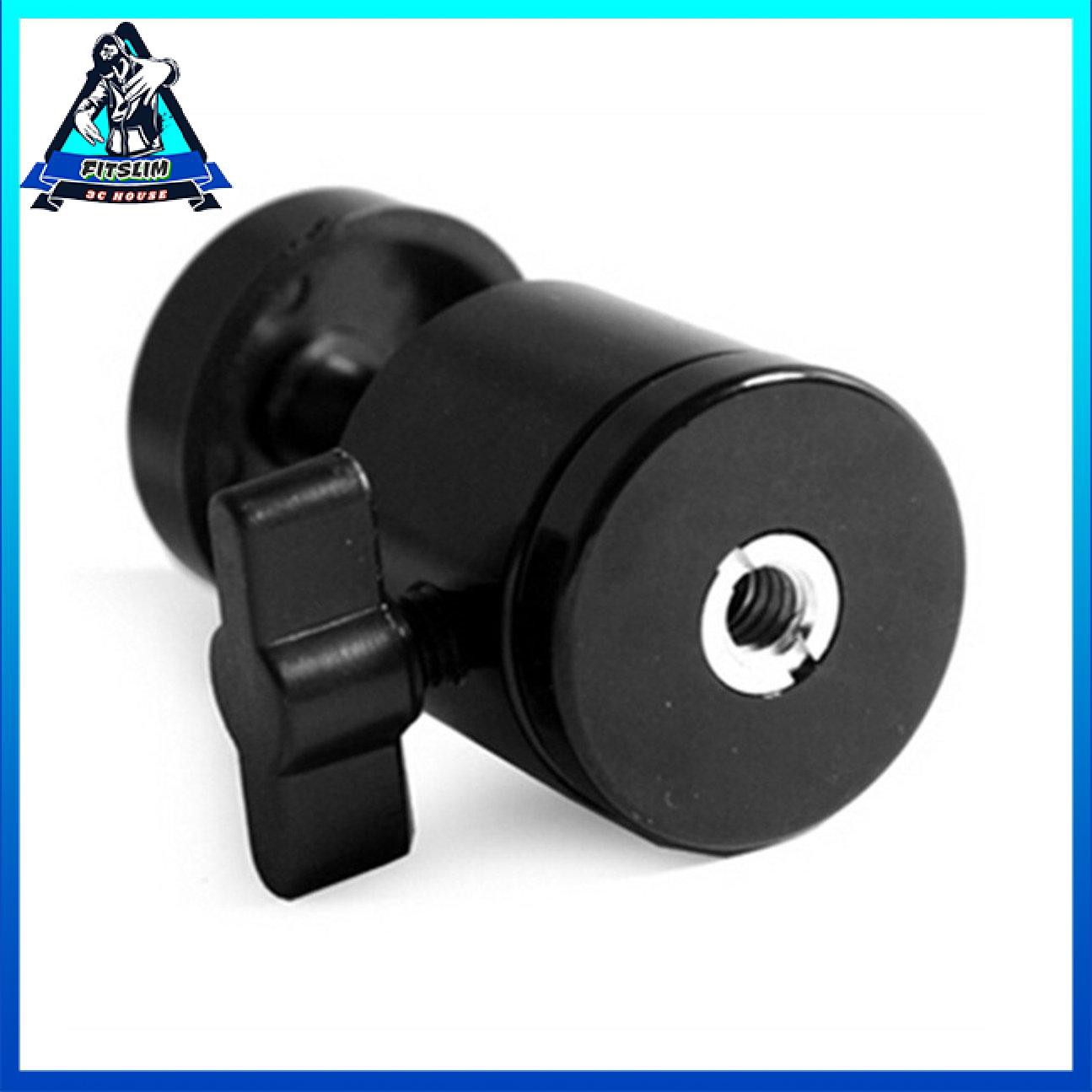 Chân máy ảnh mini ngoài trời Ballhead của 360 Swivel Ballhead 1/4 Screw Mount