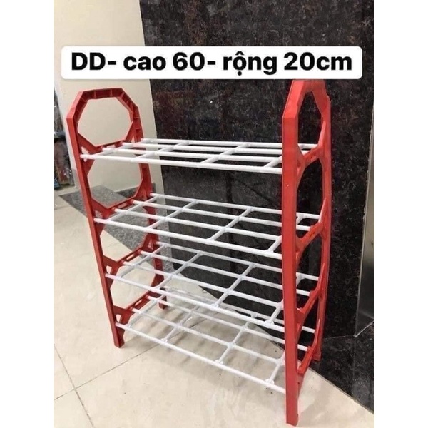 Kệ để giày, dép 4 TẦNG bằng nhựa tiện dụng KHOHANGGIARE88