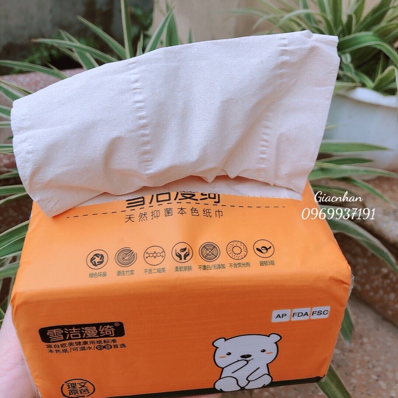 ( BÁN LẺ) GIẤY ĂN GẤU TRÚC HÀNG NỘI ĐỊA CAO CẤP