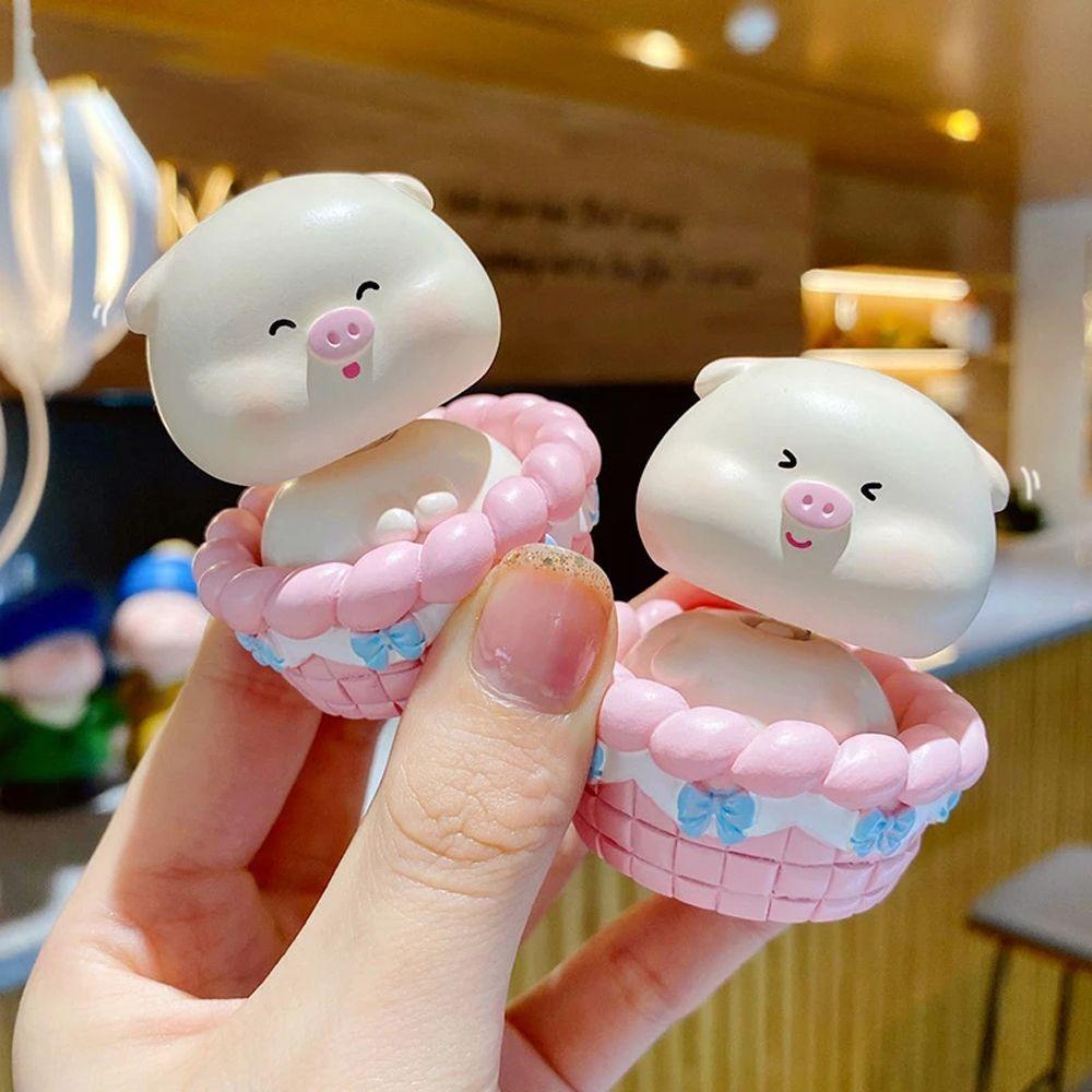 Búp Bê Heo Hoạt Hình Lắc Lư REBUY1 Trang Trí Nội Thất Xe Hơi