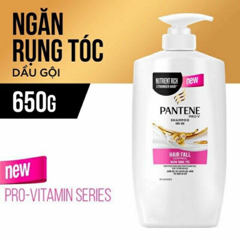 Dầu gội dưỡng chất ngăn dung tóc pantene chai 650ml