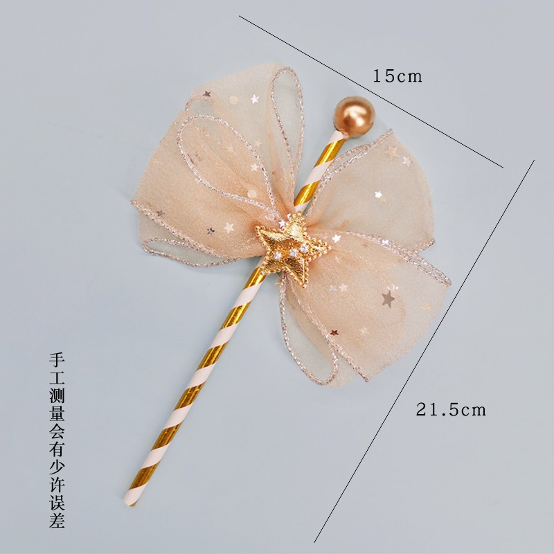 Que cắm nơ ren + sao vàng