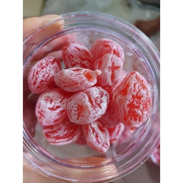 Ô mai xí muội đào hồng  chua ngọt, ngon