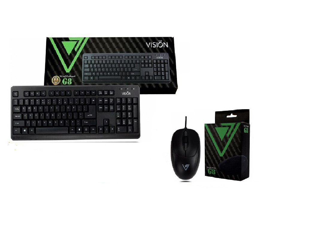 Bộ Bàn Phím tặng Chuột Vision G8 cho văn phòng - Chính hãng VSP bảo hành 24 tháng- | BigBuy360 - bigbuy360.vn