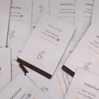 Mặt nạ đất sét tro núi lửa Innisfree Super Volcanic pore clay mask 2X