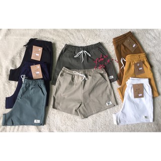 Quần short đùi vải thô kaki nữ lưng chun nhiều màu siêu đẹp