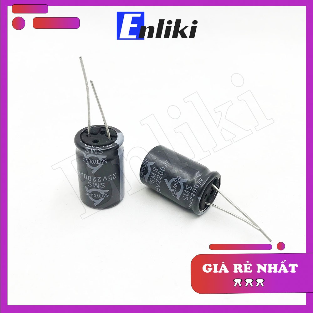 [Mã ELHACE giảm 4% đơn 300K] Tụ SAMYOUNG 2200uF 35V (16x25mm)