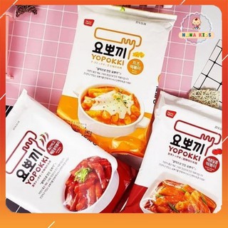 [Date mới] Bánh gạo Hàn Quốc topokki Yopokki ăn liền vị phô mai, cay ngọt, siêu cay, bơ hành - tokbokki hàn quốc