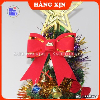Nơ trang trí cây thông noel dịp giáng sinh siêu xinh