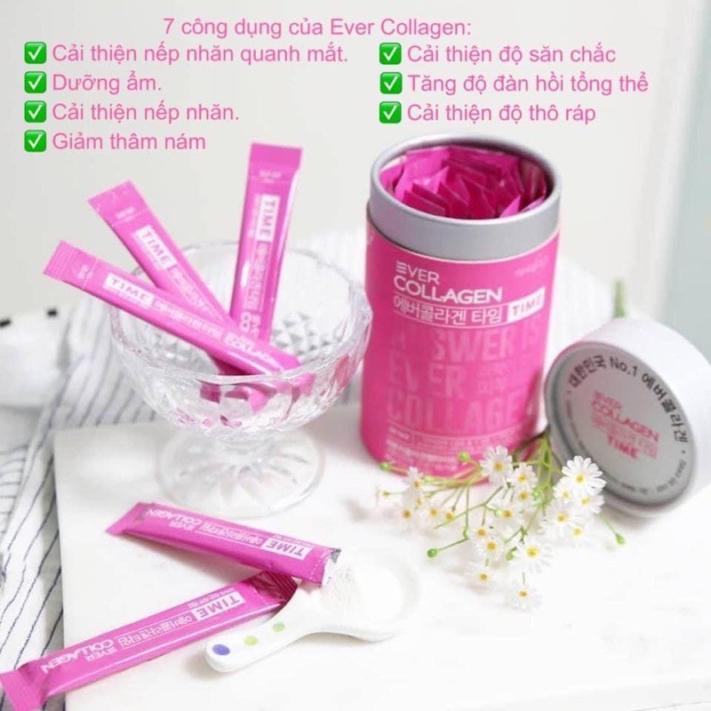 EVER COLLAGEN TIME dạng bột - Collagen số 1 Hàn Quốc [NHẬP KHẨU CHÍNH HÃNG] | BigBuy360 - bigbuy360.vn