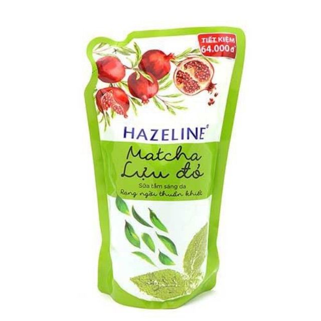 Sữa tắm Hazeline Matcha Lựu Đỏ 995ml