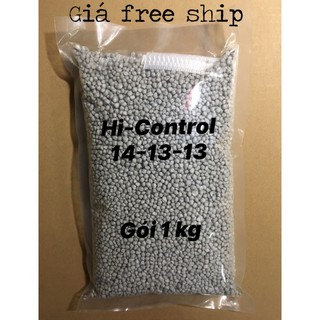 Phân chì tan chậm nhật bản hi-control 14-13-13 , gói lẻ 1 kg , bón phong lan , bon sai , hoa hồng