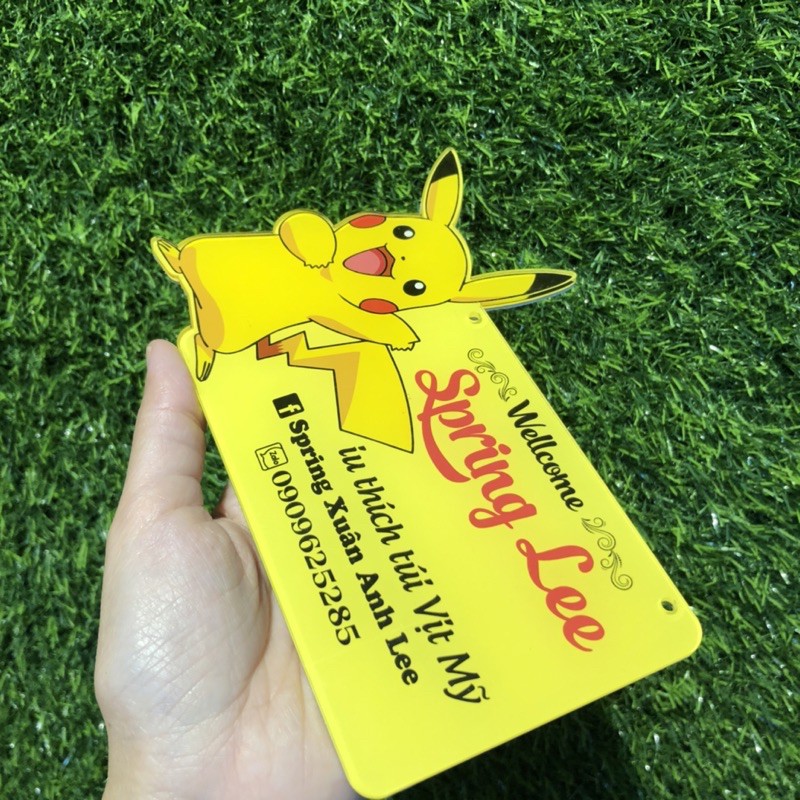 Bảng hiệu pokemon siêu xinh