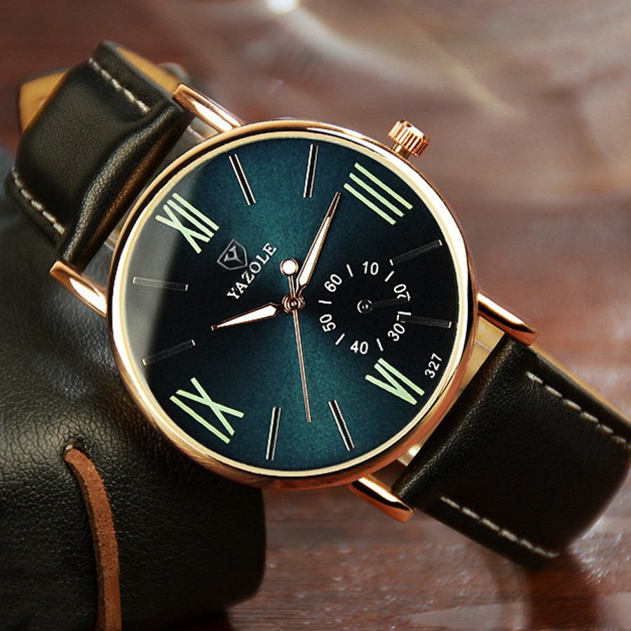 Đồng hồ nam dây da YZL - 327 | BigBuy360 - bigbuy360.vn