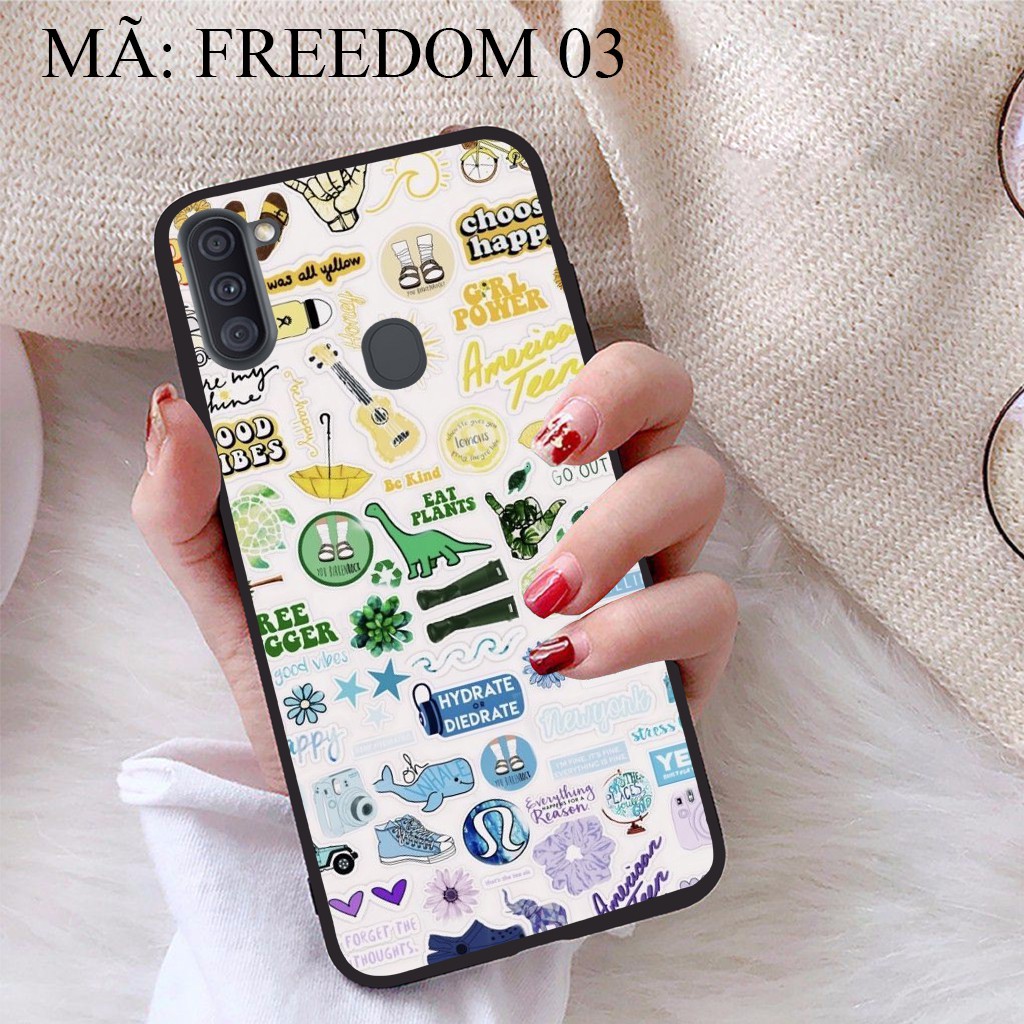 Ốp lưng Samsung Galaxy A11 viền dẻo TPU BST Phong Cách Freedom