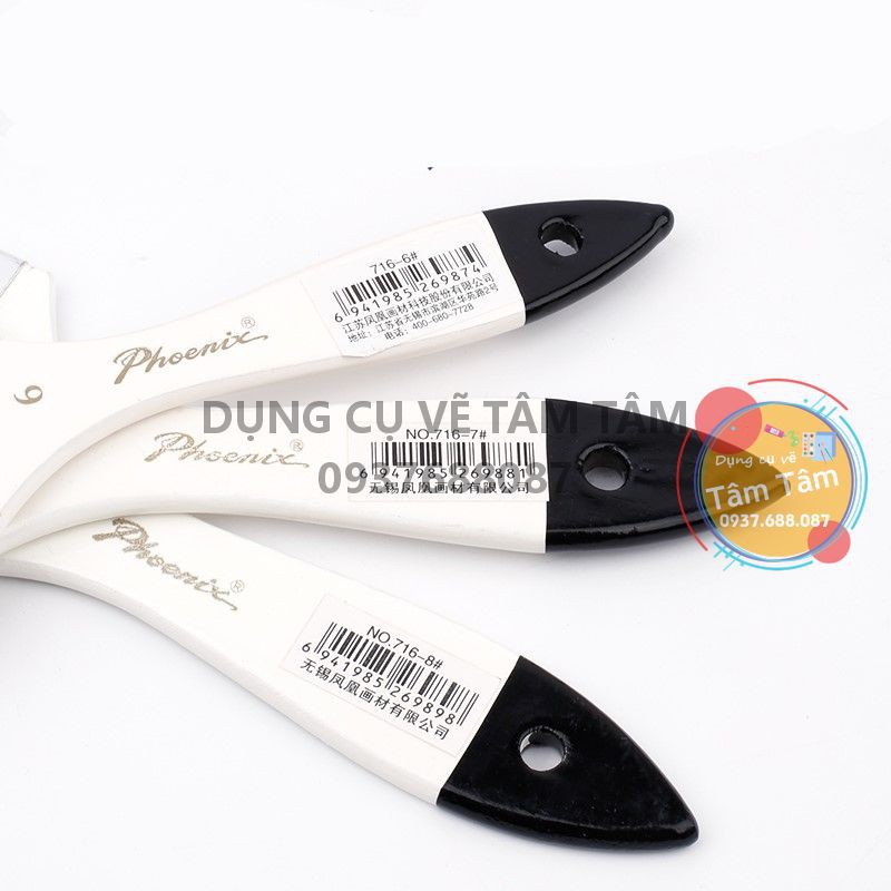 [ TÂM TÂM ]-Cọ bản, Cọ ngang, Cọ phoenix mã 716-