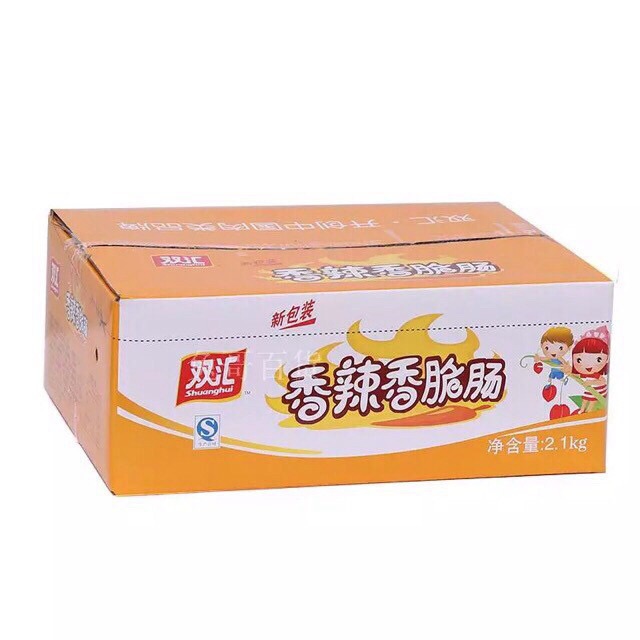 Thùng 50 cái xúc xích bắp (ngô) / mè cay